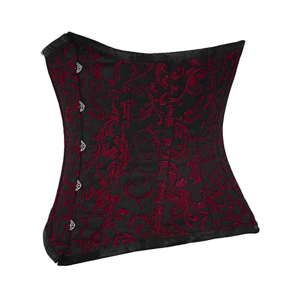 Attitude Corsets - Farnion Underbust corset - Red/Black